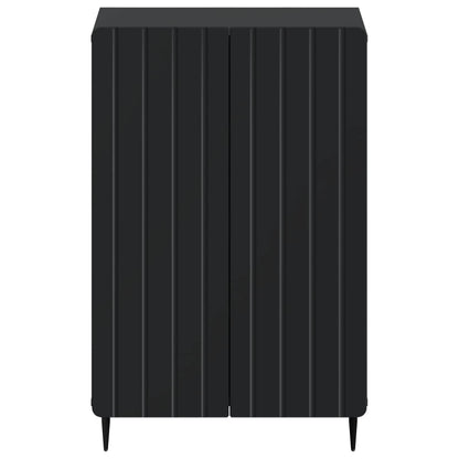 Schoenenkast ZWOLLE 59,5 x 39,5 x 91,5 cm Bewerkt hout Zwart
