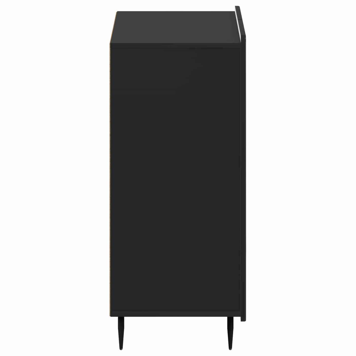 Schoenenkast ZWOLLE 59,5 x 39,5 x 91,5 cm Bewerkt hout Zwart