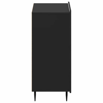 Schoenenkast ZWOLLE 59,5 x 39,5 x 91,5 cm Bewerkt hout Zwart