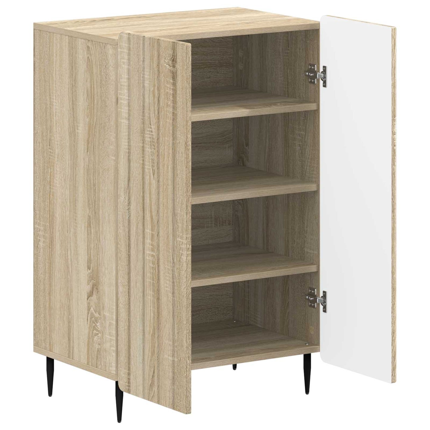 Schoenenkast ZWOLLE 59,5 x 39,5 x 91,5 cm Bewerkt hout
