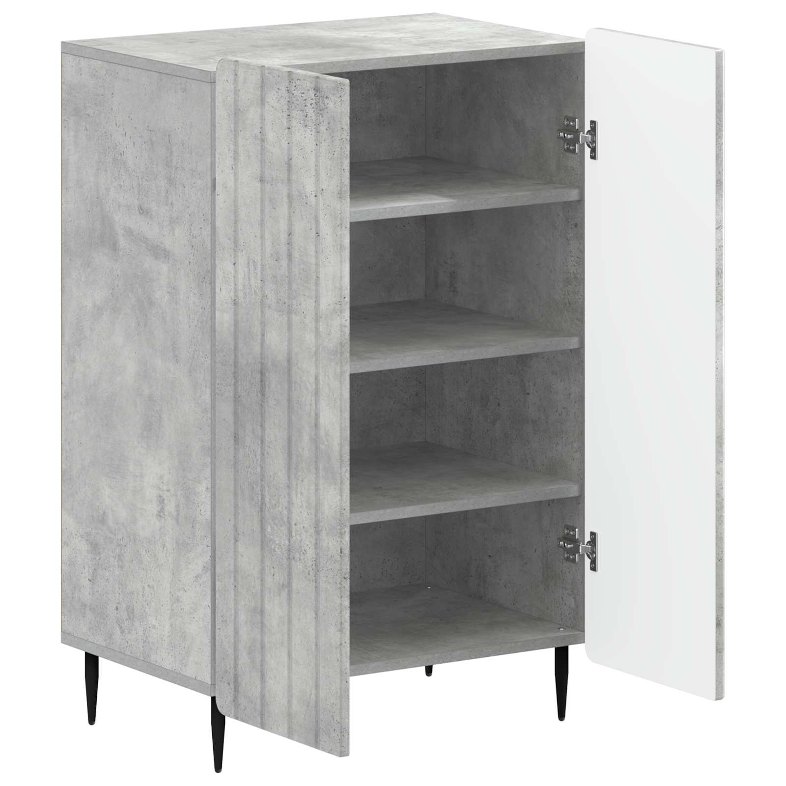 Schoenenkast ZWOLLE 59,5 x 39,5 x 91,5 cm Bewerkt hout