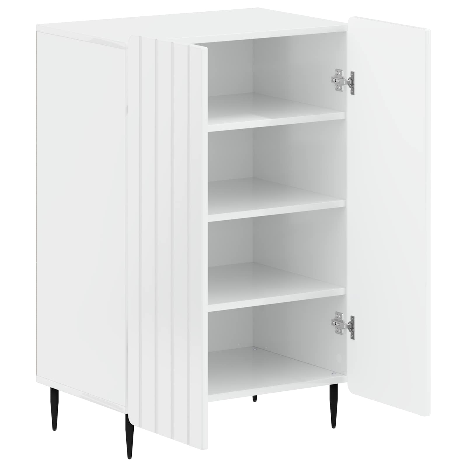 Schoenenkast ZWOLLE 59,5 x 39,5 x 91,5 cm Bewerkt hout