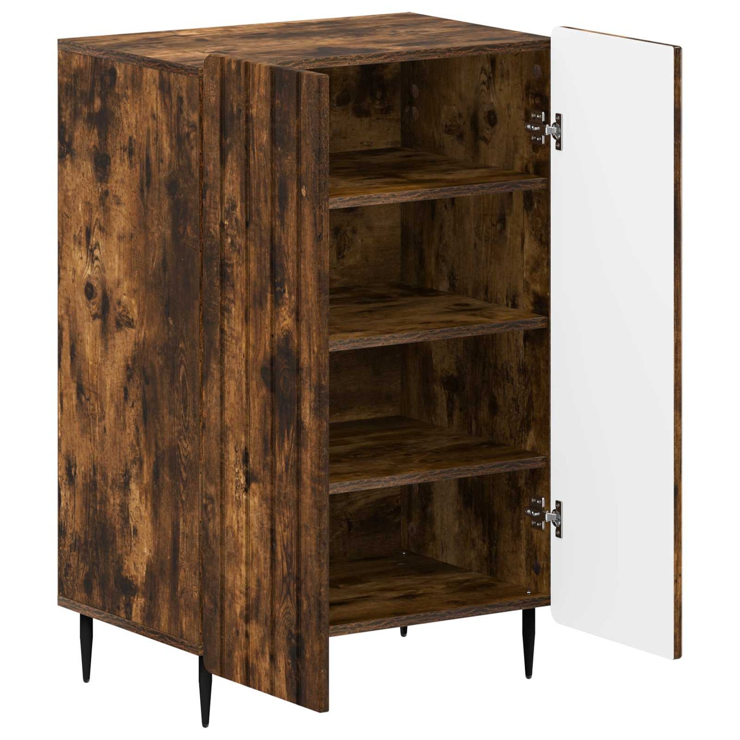 Schoenenkast ZWOLLE 59,5 x 39,5 x 91,5 cm Bewerkt hout