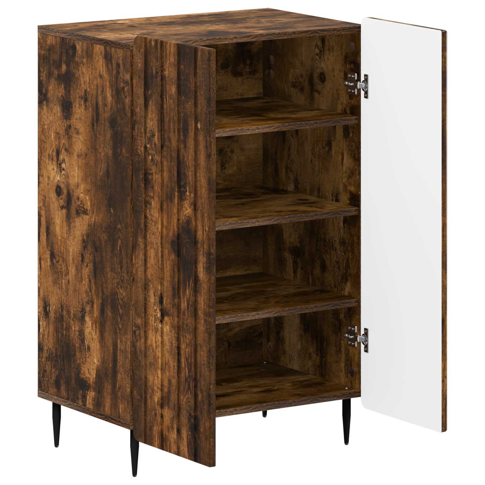 Schoenenkast ZWOLLE 59,5 x 39,5 x 91,5 cm Bewerkt hout