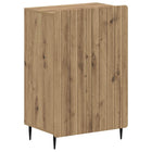 Schoenenkast 59,5x39,5x91,5 cm bewerkt hout artisanaal eiken