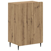 Schoenenkast 59,5x39,5x91,5 cm bewerkt hout artisanaal eiken
