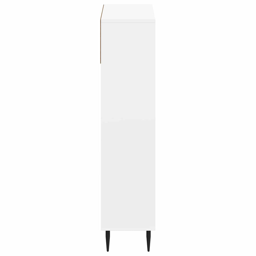 Schoenenkast ZWOLLE 78 x 24 x 103 cm Bewerkt hout Wit