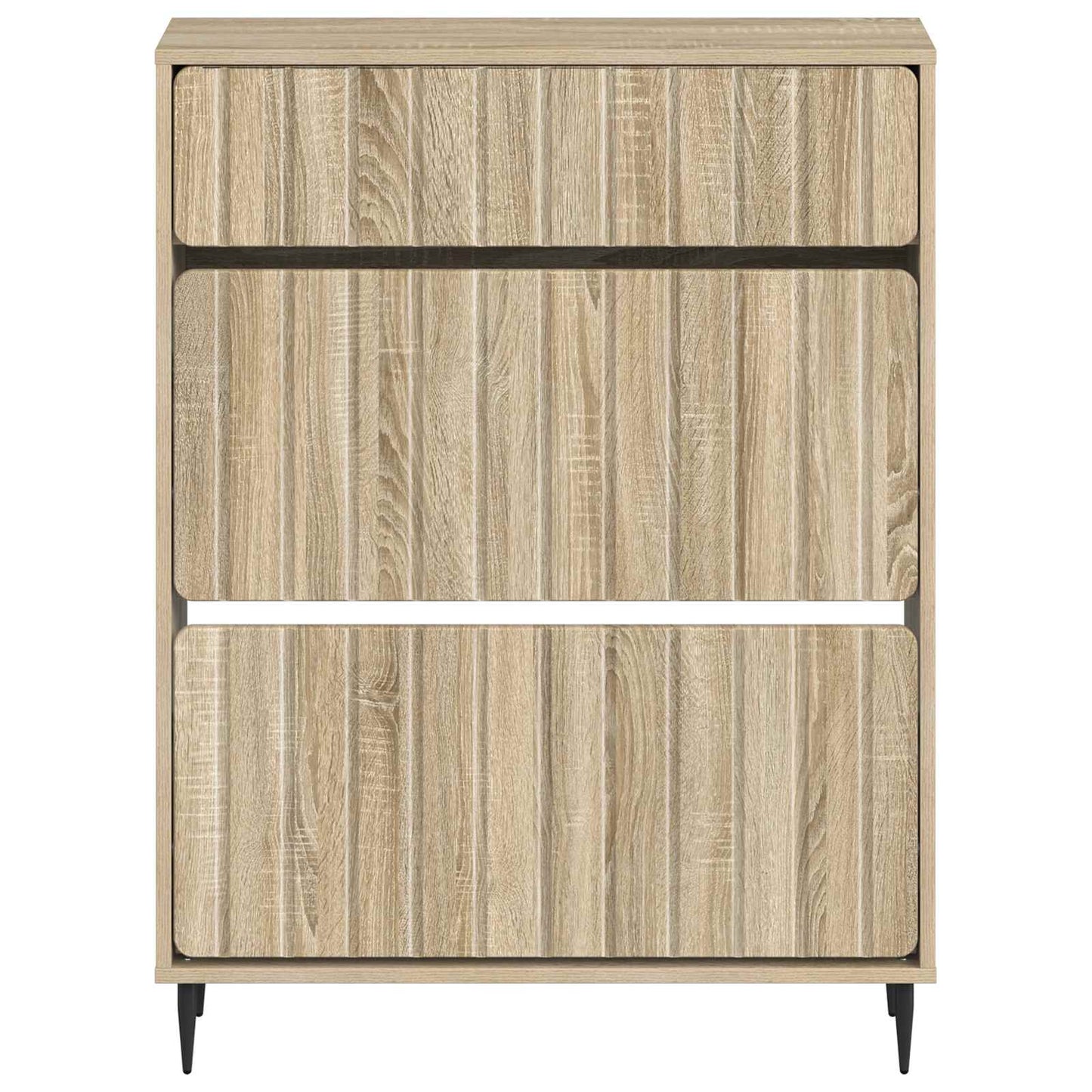 Schoenenkast ZWOLLE 78 x 24 x 103 cm Bewerkt hout Sonoma Eiken