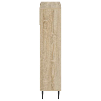 Schoenenkast ZWOLLE 78 x 24 x 103 cm Bewerkt hout Sonoma Eiken