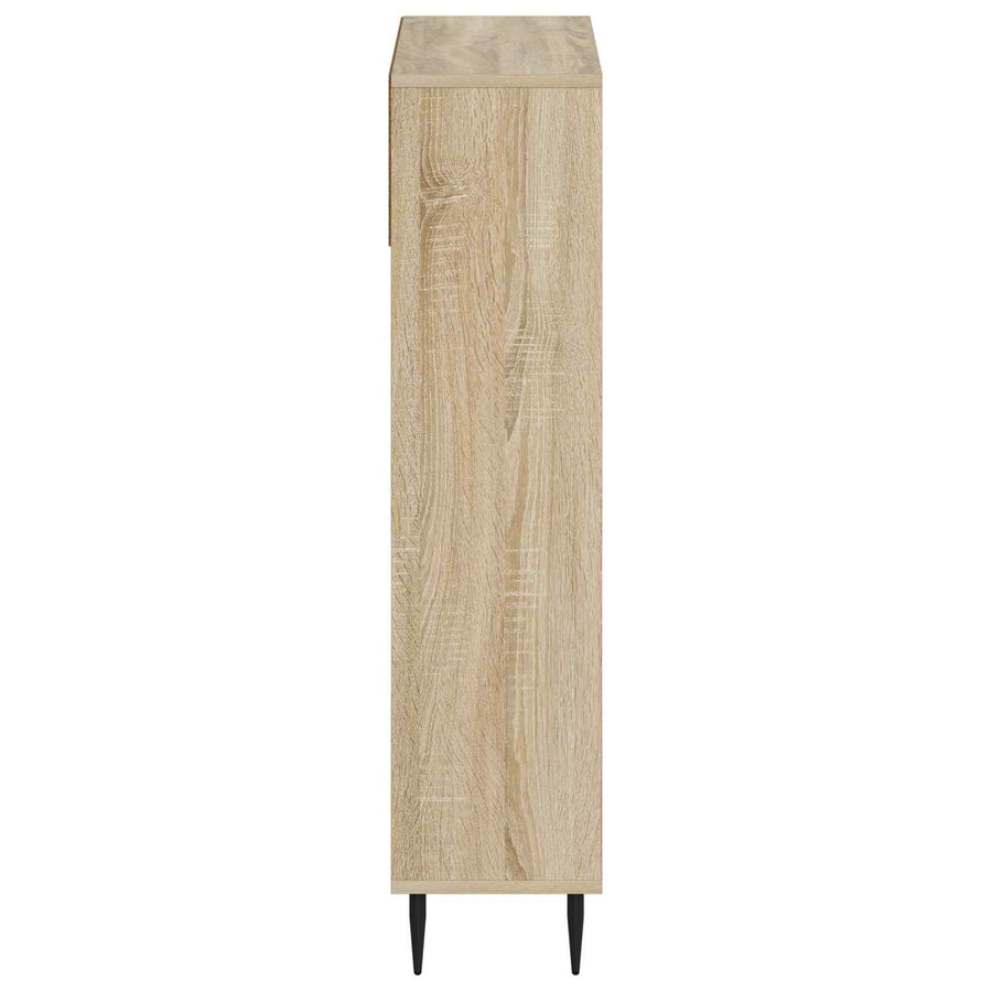 Schoenenkast ZWOLLE 78 x 24 x 103 cm Bewerkt hout Sonoma Eiken