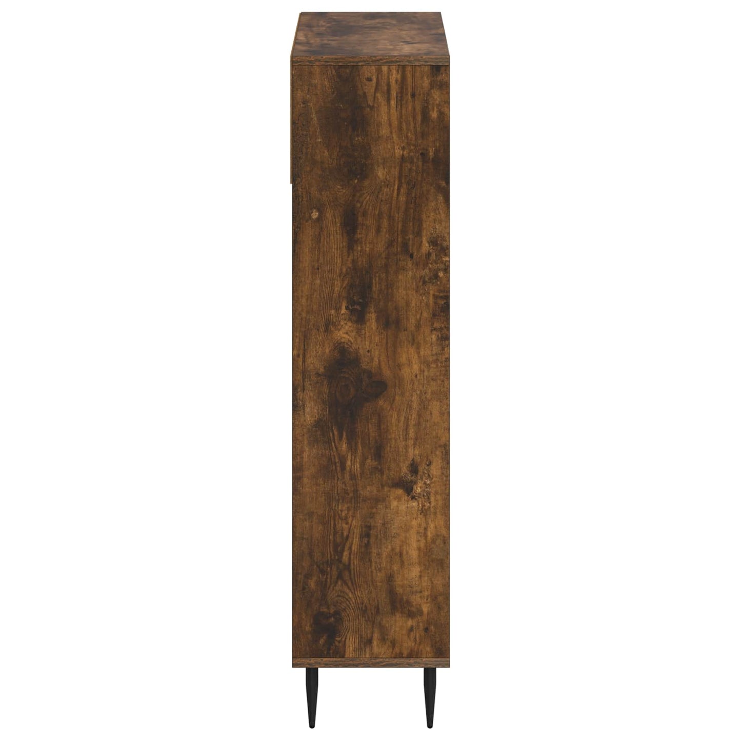 Schoenenkast ZWOLLE 78 x 24 x 103 cm Bewerkt hout Gerookt eiken