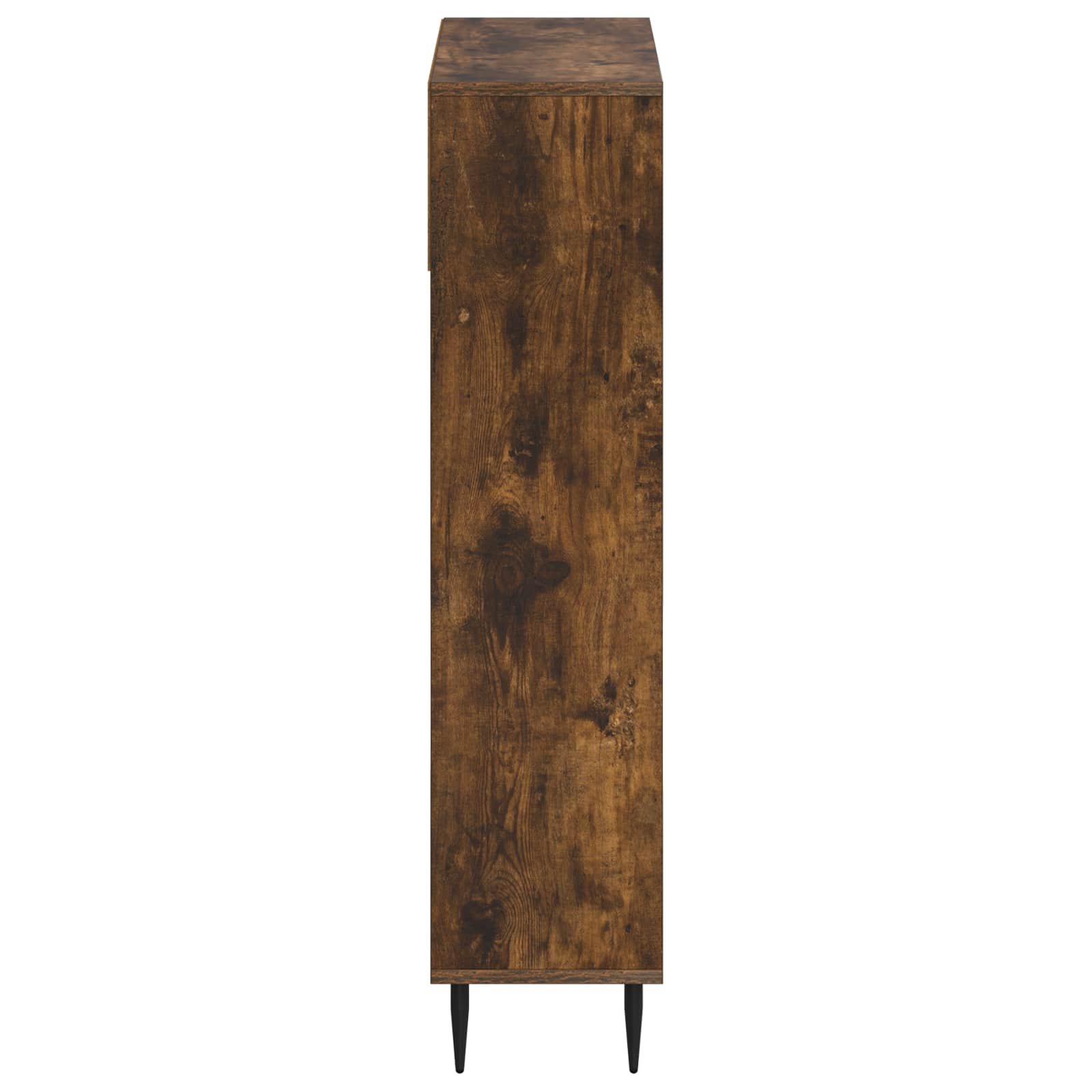 Schoenenkast ZWOLLE 78 x 24 x 103 cm Bewerkt hout Gerookt eiken