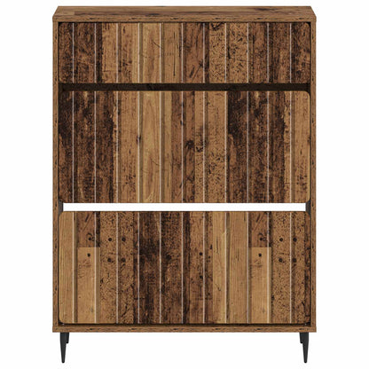 Schoenenkast ZWOLLE 78 x 24 x 103 cm Bewerkt hout Oud hout