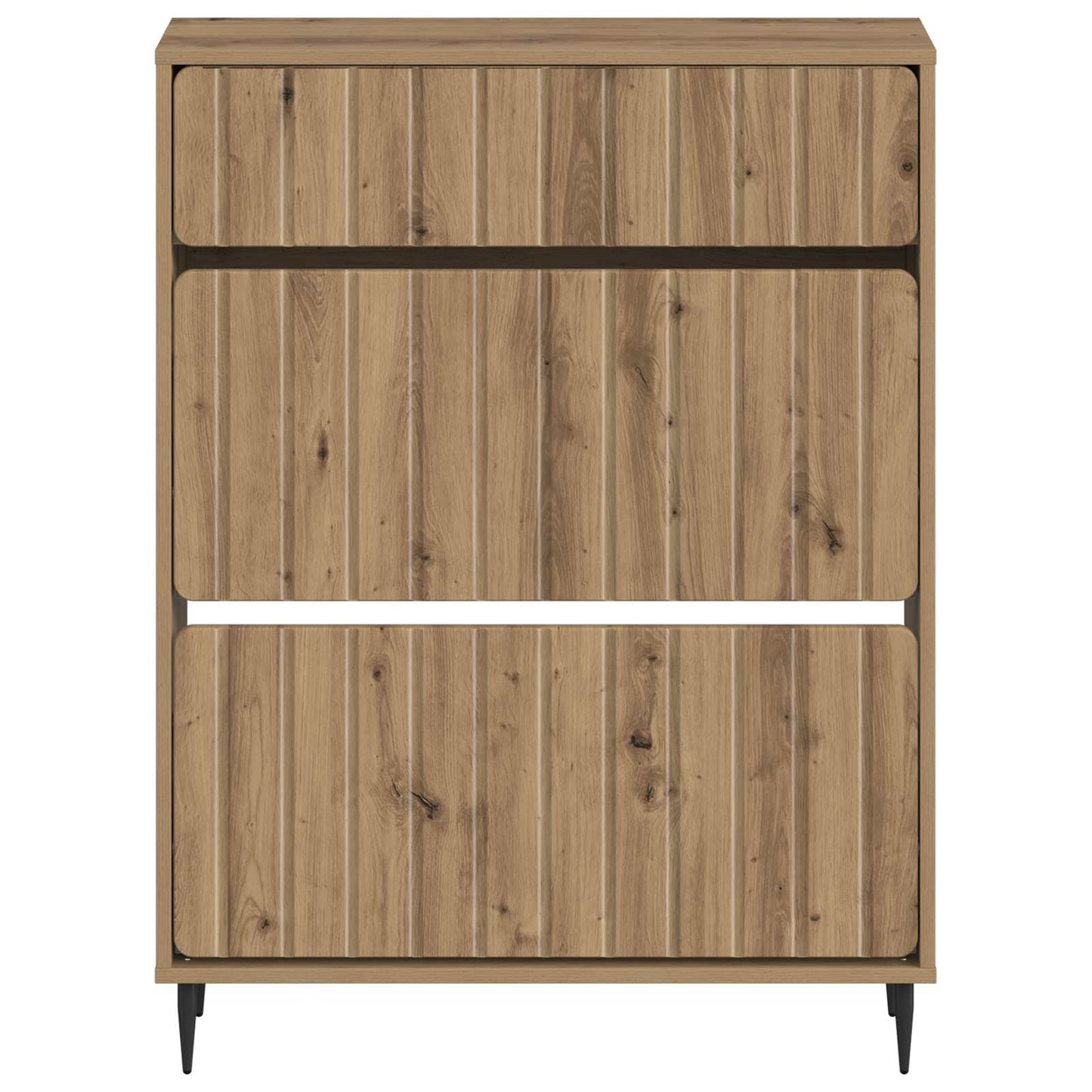 Schoenenkast ZWOLLE 78 x 24 x 103 cm Bewerkt hout