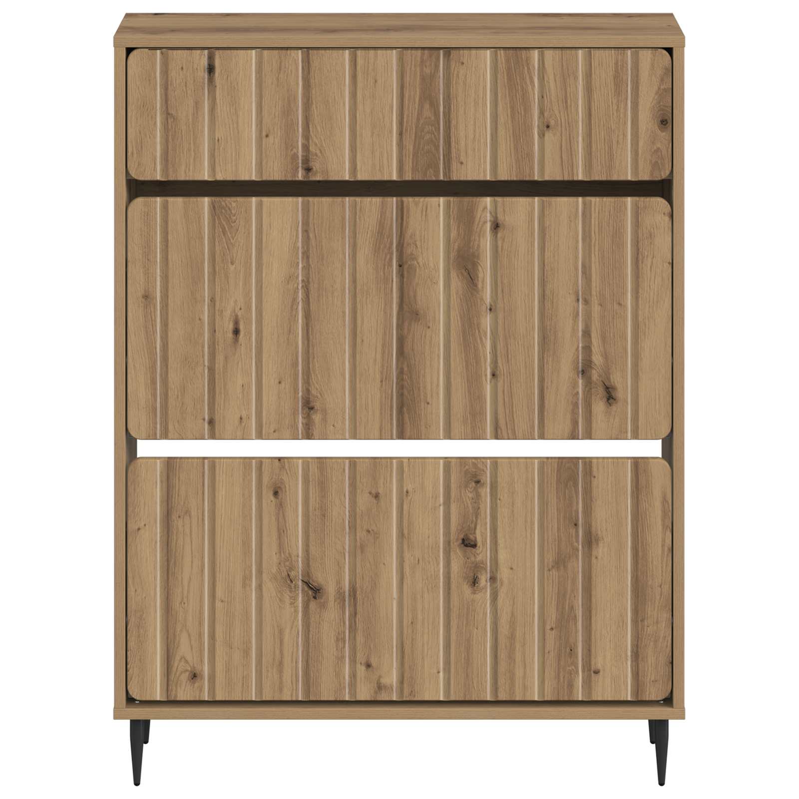 Schoenenkast ZWOLLE 78 x 24 x 103 cm Bewerkt hout