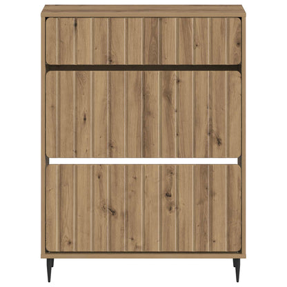 Schoenenkast ZWOLLE 78 x 24 x 103 cm Bewerkt hout