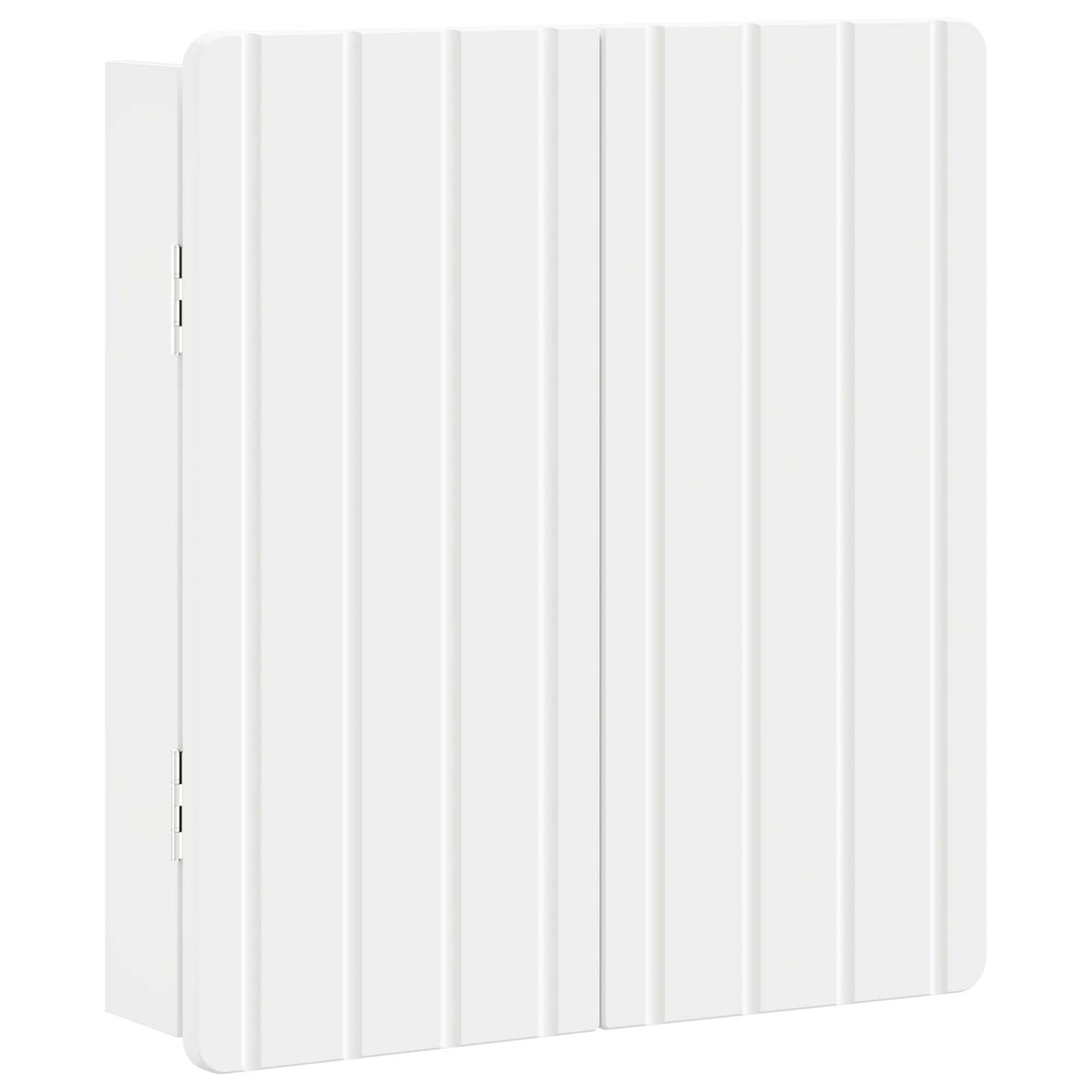 Dartbord Kabinet ZWOLLE Wit 52,5 x 10,5 x 57,5 cm Bewerkt hout