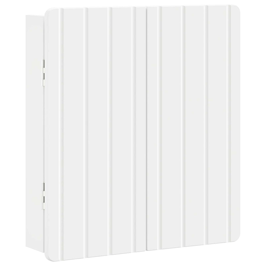 Dartbord Kabinet ZWOLLE Wit 52,5 x 10,5 x 57,5 cm Bewerkt hout
