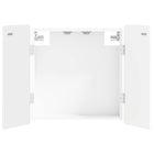 Dartbord Kabinet ZWOLLE Wit 52,5 x 10,5 x 57,5 cm Bewerkt hout