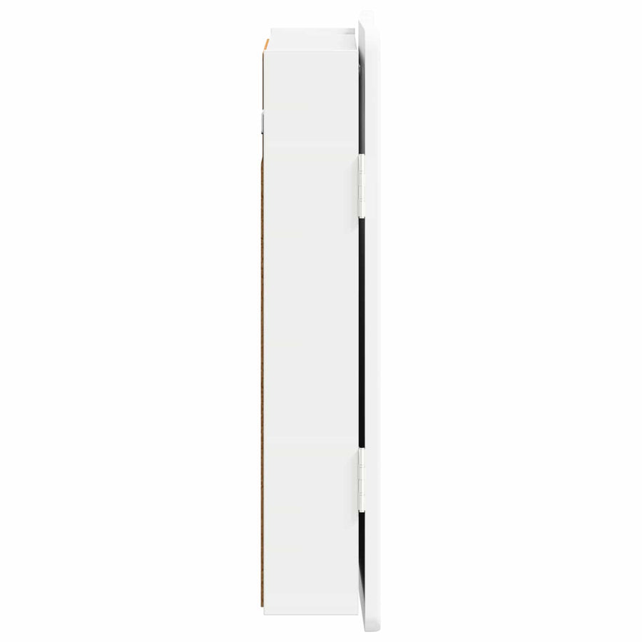 Dartbord Kabinet ZWOLLE Wit 52,5 x 10,5 x 57,5 cm Bewerkt hout