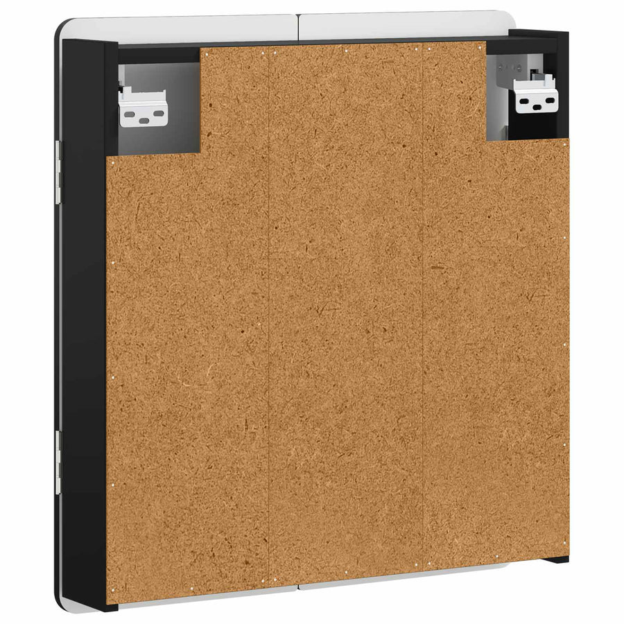 Dartbord Kabinet ZWOLLE Zwart 52,5 x 10,5 x 57,5 cm