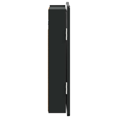 Dartbord Kabinet ZWOLLE Zwart 52,5 x 10,5 x 57,5 cm