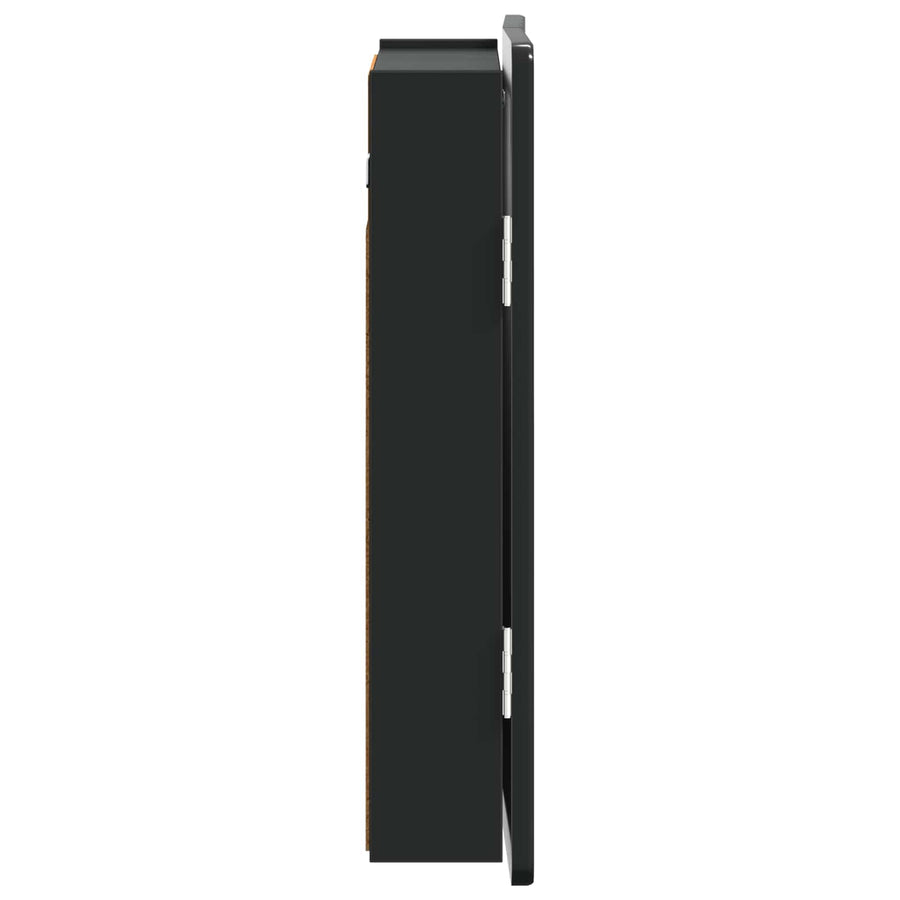 Dartbord Kabinet ZWOLLE Zwart 52,5 x 10,5 x 57,5 cm