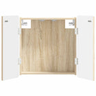 Dartbord kabinet Sonoma eiken 52,5x10,5x57,5 cm