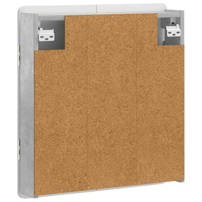 Dartbord Kabinet ZWOLLE Betongrijs 52,5 x 10,5 x 57,5 cm