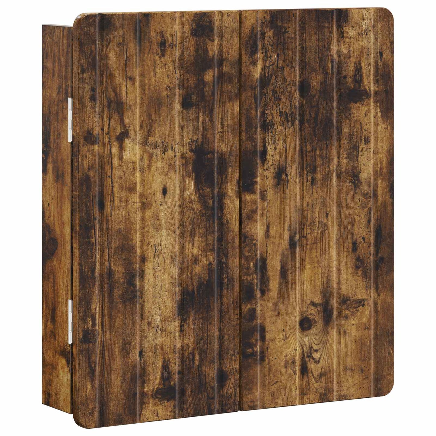 Dartbord Kabinet ZWOLLE Gerookt eiken 52,5 x 10,5 x 57,5 cm