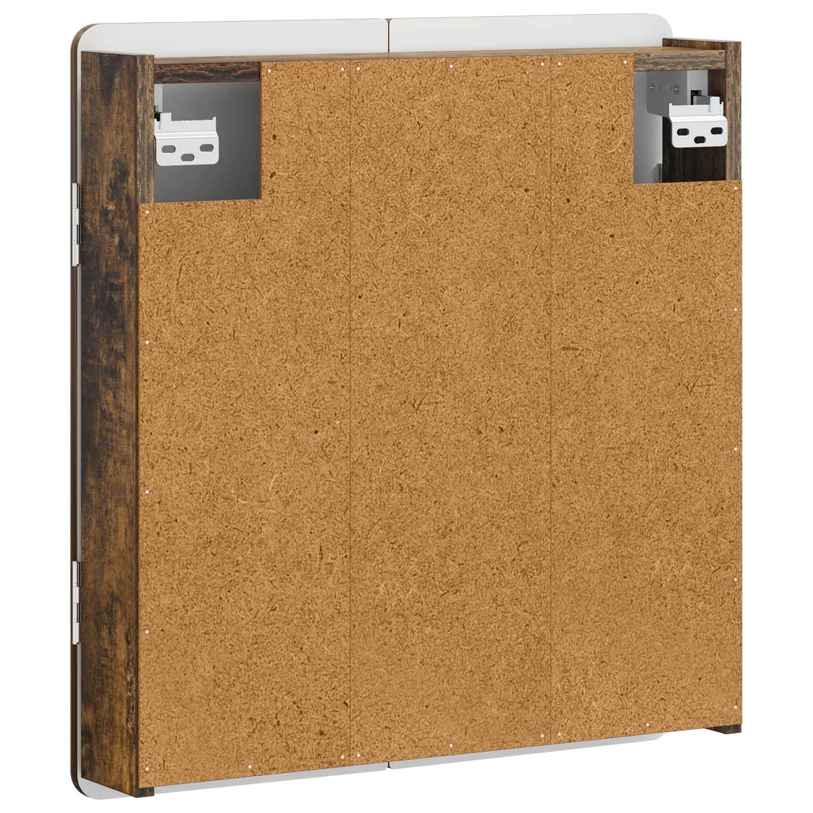 Dartbord Kabinet ZWOLLE Gerookt eiken 52,5 x 10,5 x 57,5 cm