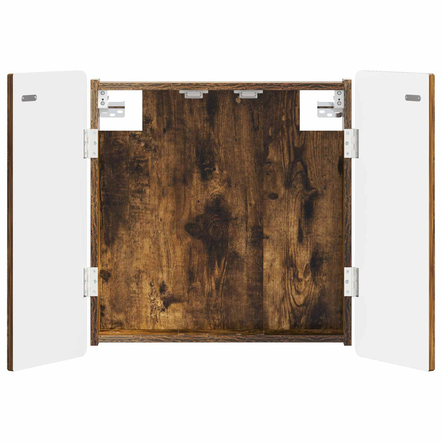 Dartbord Kabinet ZWOLLE Gerookt eiken 52,5 x 10,5 x 57,5 cm