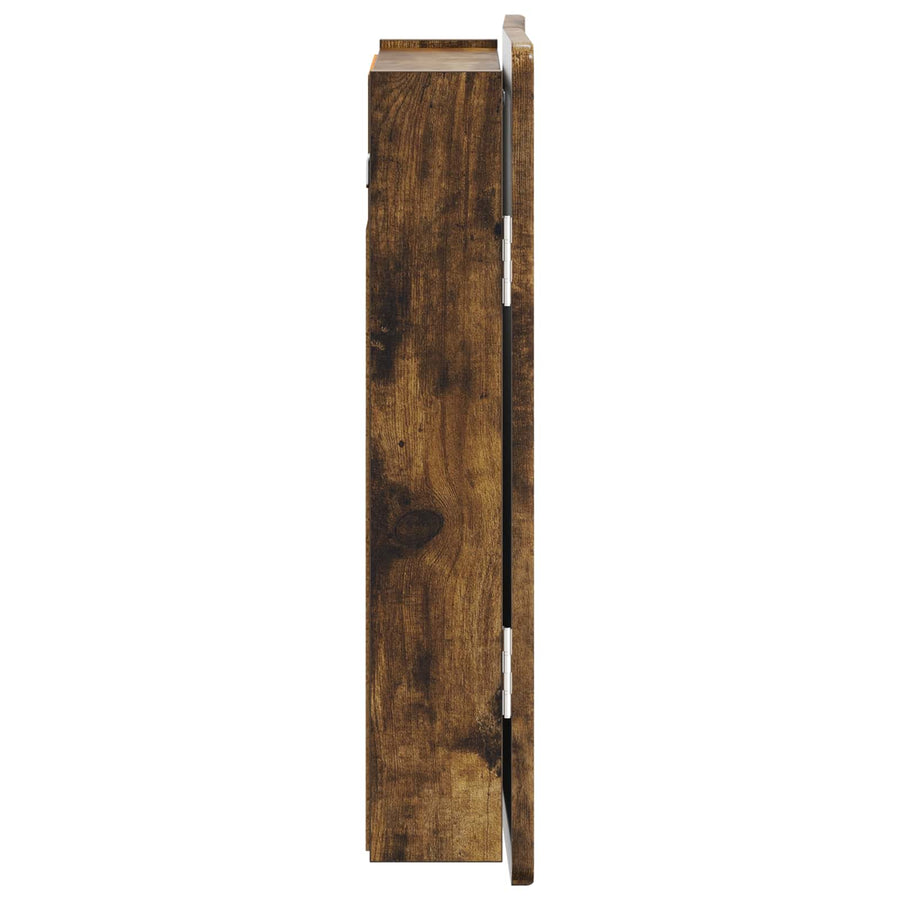 Dartbord Kabinet ZWOLLE Gerookt eiken 52,5 x 10,5 x 57,5 cm