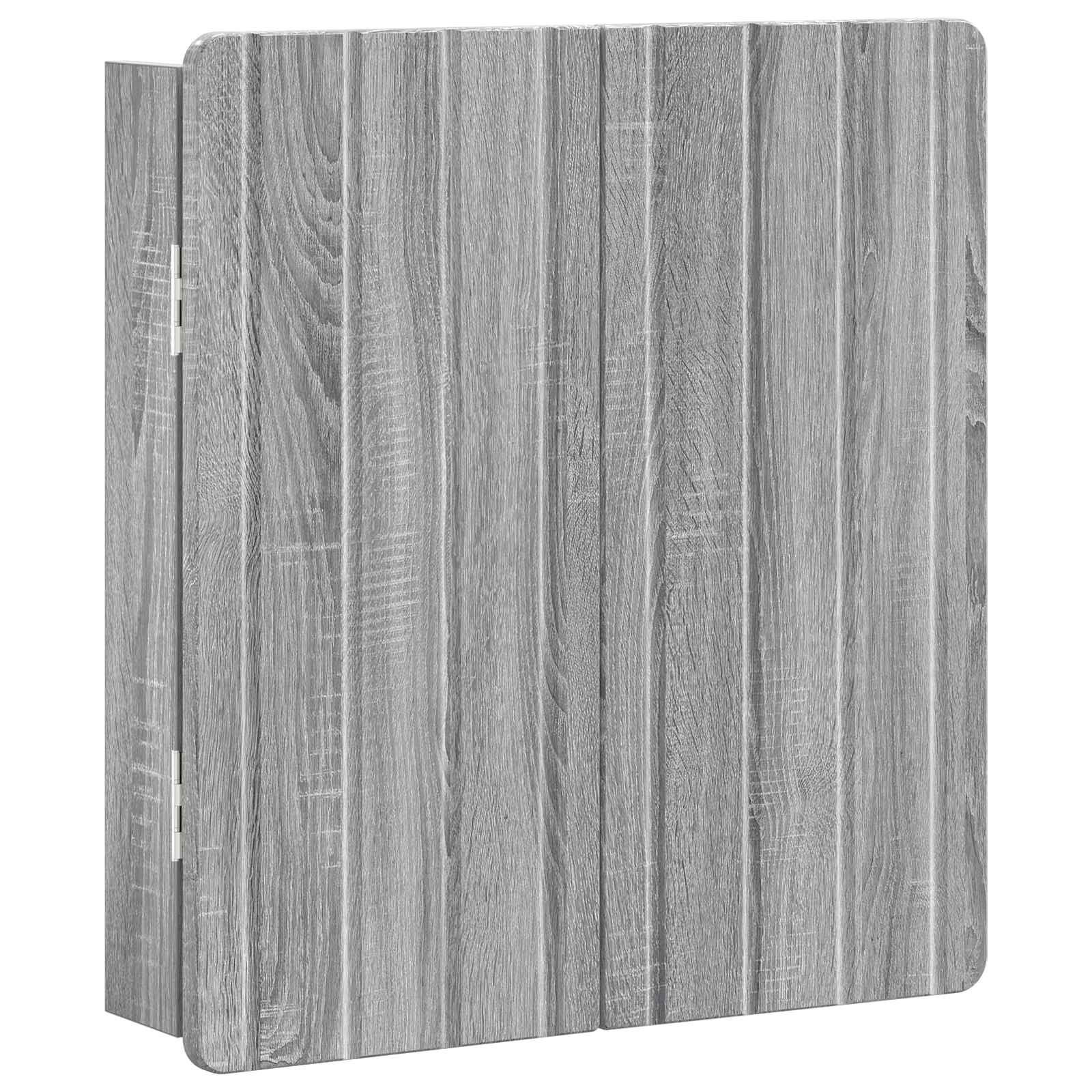 Dartbord Kabinet ZWOLLE Grijs Sonoma 52,5 x 10,5 x 57,5 cm