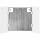 Dartbordkabinet Grijs Sonoma 52,5x10,5x57,5 cm