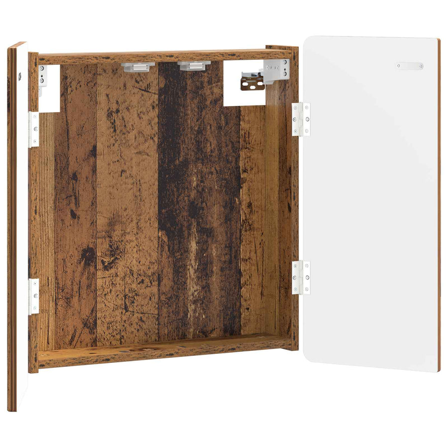 Dartbord Kabinet ZWOLLE Oud hout 52,5 x 10,5 x 57,5 cm