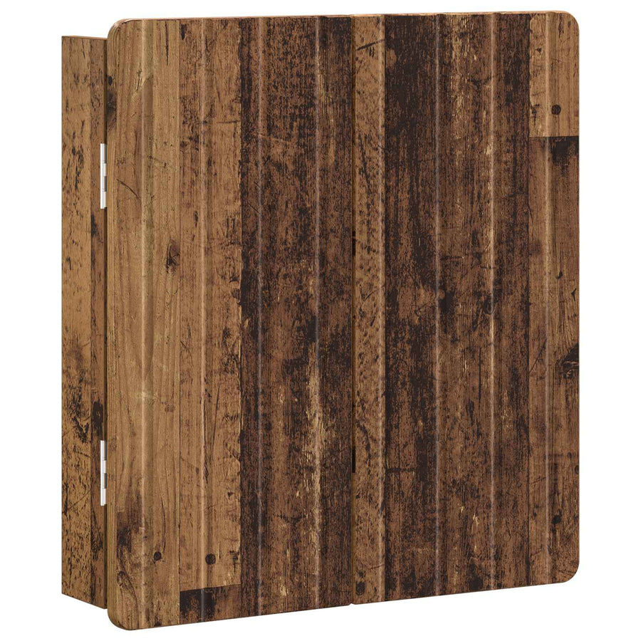 Dartbord Kabinet ZWOLLE Oud hout 52,5 x 10,5 x 57,5 cm