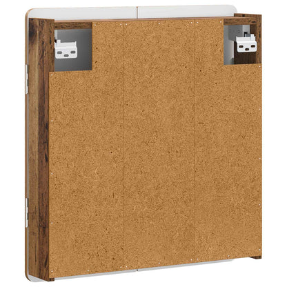 Dartbord Kabinet ZWOLLE Oud hout 52,5 x 10,5 x 57,5 cm