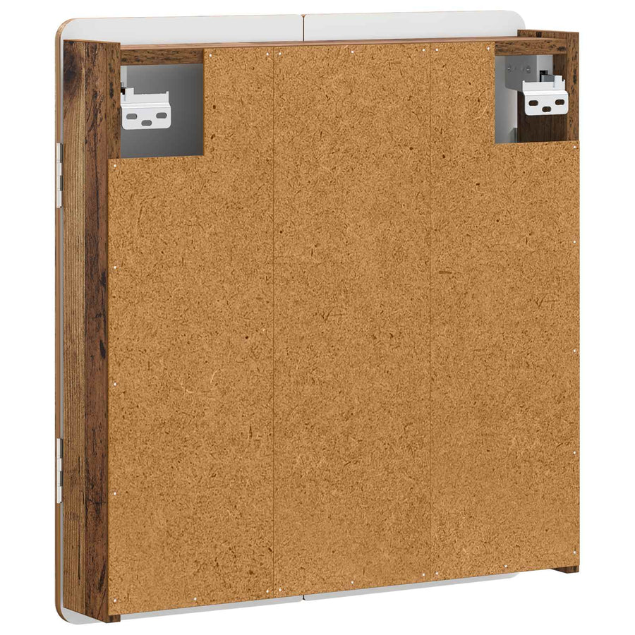 Dartbord Kabinet ZWOLLE Oud hout 52,5 x 10,5 x 57,5 cm