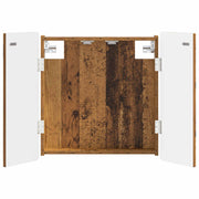 Dartbordkast oud hout 52,5x10,5x57,5 cm