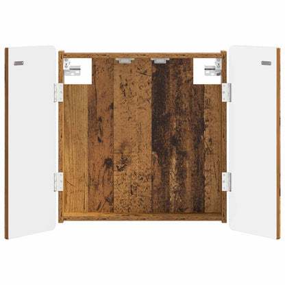 Dartbord Kabinet ZWOLLE Oud hout 52,5 x 10,5 x 57,5 cm