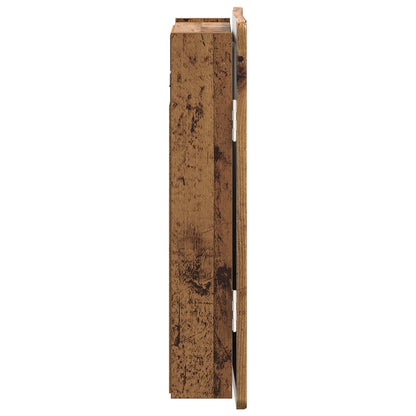 Dartbord Kabinet ZWOLLE Oud hout 52,5 x 10,5 x 57,5 cm