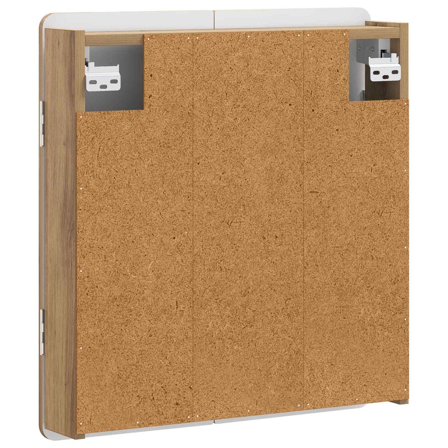 Dartbord Kabinet ZWOLLE Artisanaal eiken 52,5 x 10,5 x 57,5 cm