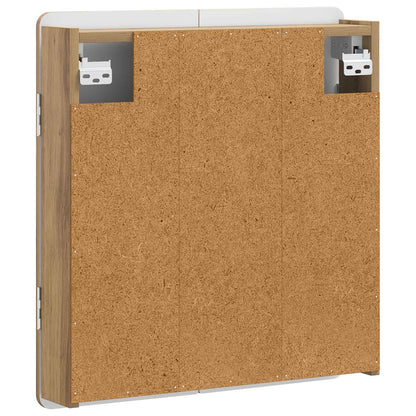 Dartbord Kabinet ZWOLLE Artisanaal eiken 52,5 x 10,5 x 57,5 cm