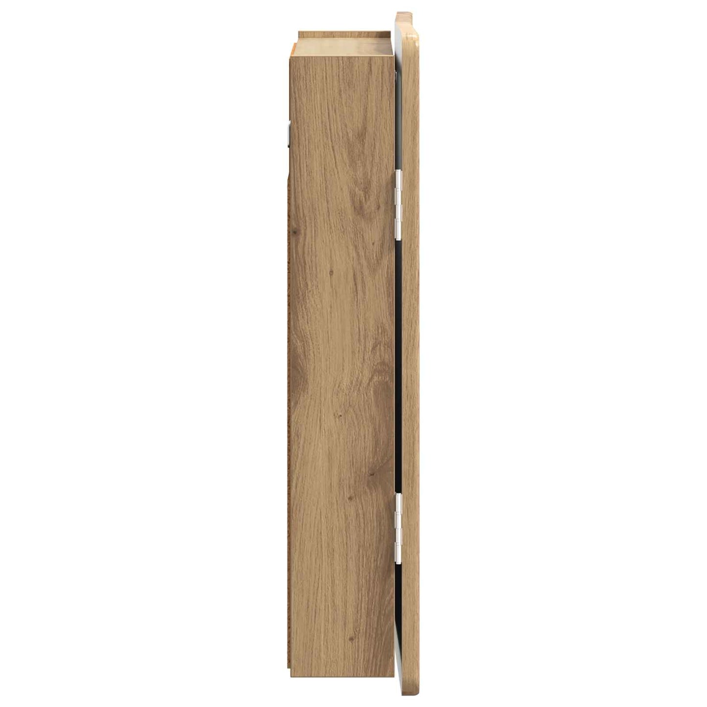 Dartbord Kabinet ZWOLLE Artisanaal eiken 52,5 x 10,5 x 57,5 cm