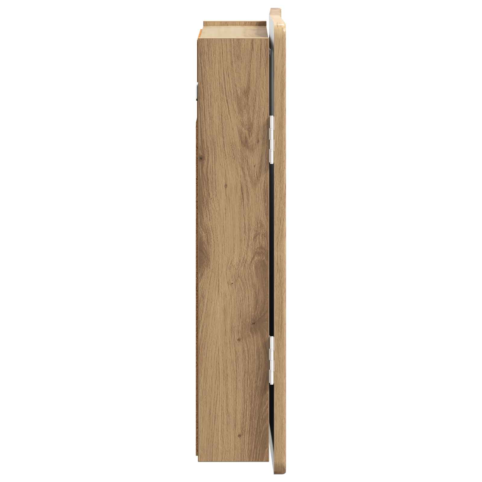 Dartbord Kabinet ZWOLLE Artisanaal eiken 52,5 x 10,5 x 57,5 cm