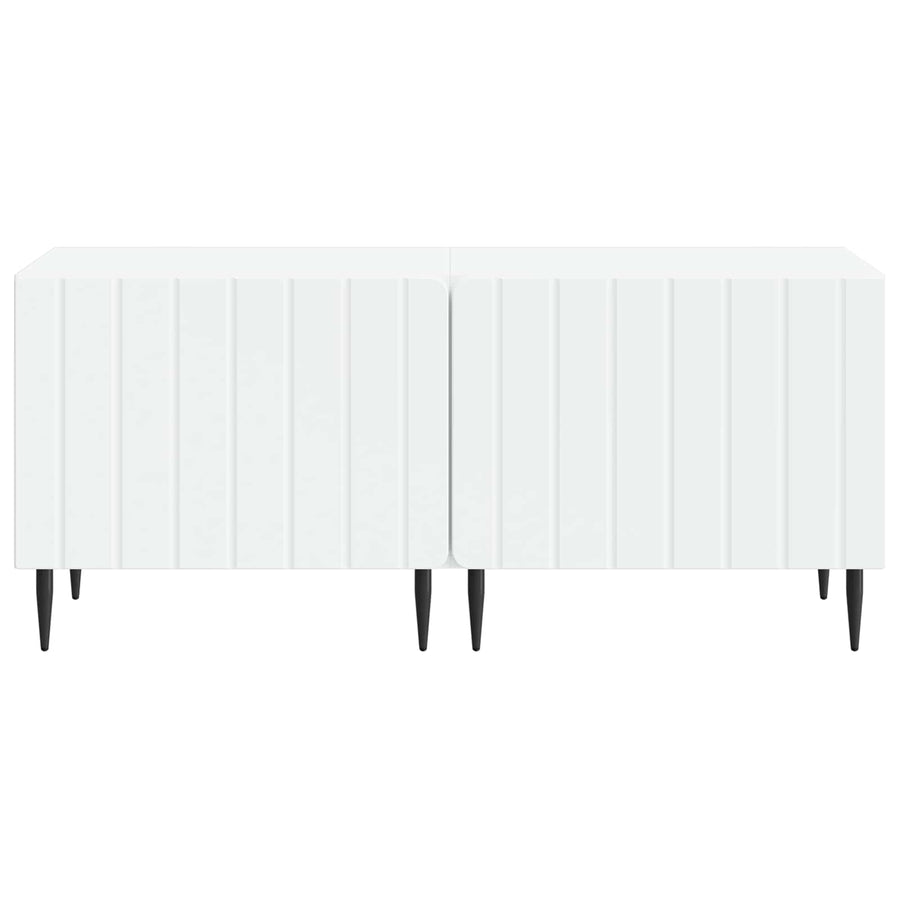 Tv-meubel Wit Bewerkt hout
