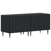 Tv-meubel zwart bewerkt hout 49x35x43 cm