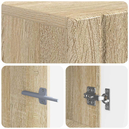 Tv-meubel Sonoma Eiken Bewerkt hout