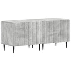 Tv-meubel 49x35x43 cm betongrijs bewerkt hout